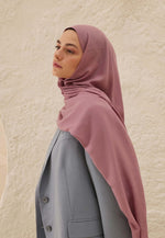 Fresh Scarf Rami Viscose Shawl Rose Dry