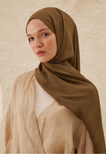 Fresh Scarf Rami Viscose Shawl Milk Coffee