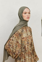 Fresh Scarf Rami Viscose Shawl Mıldew Green