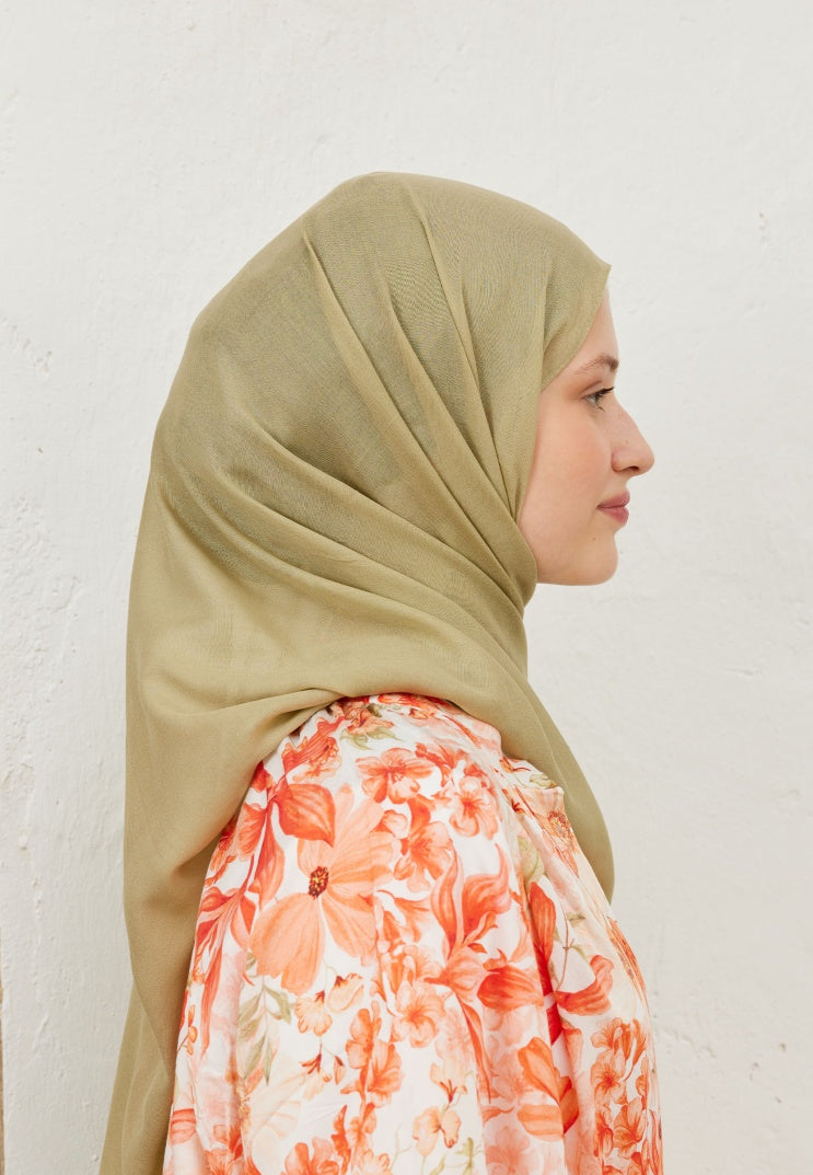 Fresh Scarf Rami Viscose Shawl Sage