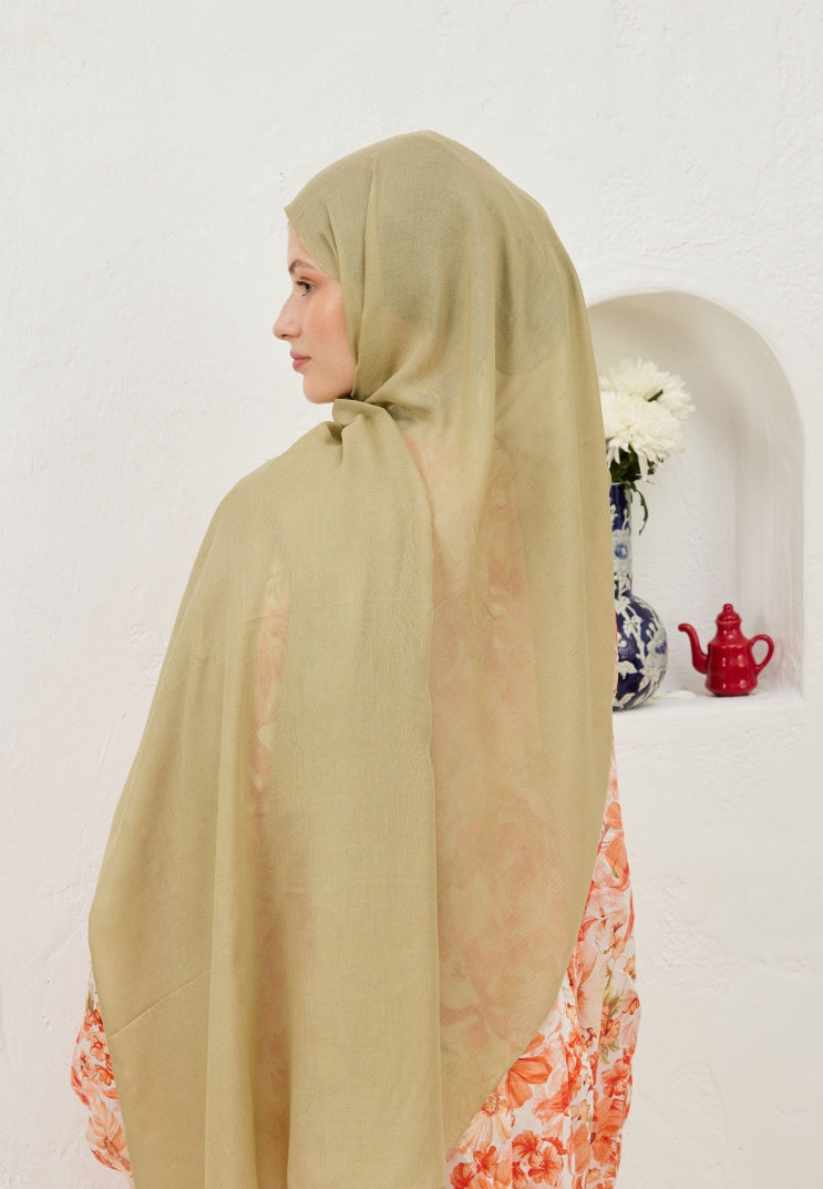Fresh Scarf Rami Viscose Shawl Sage