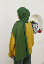 Fresh Scarf Rami Viscose Shawl Emerald