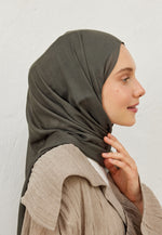 Fresh Scarf Rami Viscose Shawl Anthracite