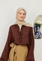 Fresh Scarf Rami Viscose Shawl Beige
