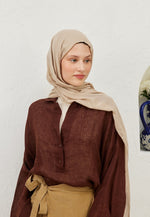 Fresh Scarf Rami Viscose Shawl Beige