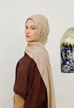 Fresh Scarf Rami Viscose Shawl Beige