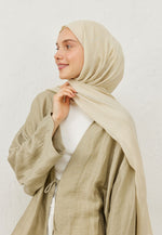 Fresh Scarf Rami Viscose Shawl Sand