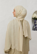 Fresh Scarf Rami Viscose Shawl Sand