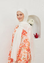 Fresh Scarf Rami Viscose Shawl White