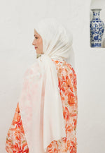 Fresh Scarf Rami Viscose Shawl White