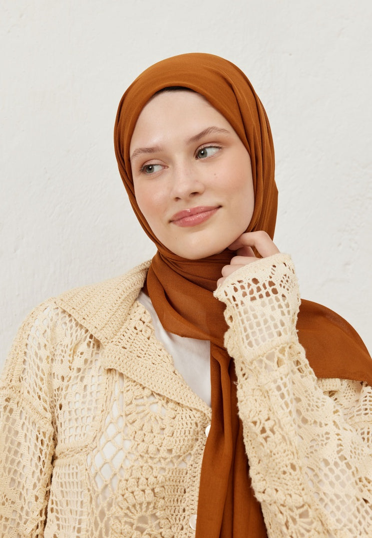 Fresh Scarf Rami Viscose Shawl Tile