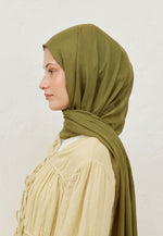 Fresh Scarf Rami Viscose Shawl Khaki