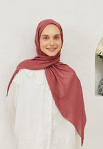 Fresh Scarf Rami Viscose Shawl Rose Leaf