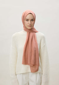 Fresh Scarf Bamboo Shawl Peach