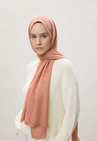 Fresh Scarf Bamboo Shawl Peach