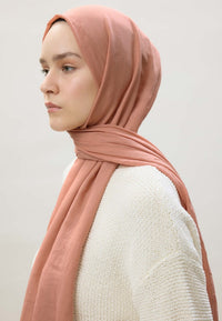 Fresh Scarf Bamboo Shawl Peach