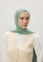 Fresh Scarf Jersey Shawl Sea Foam