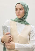 Fresh Scarf Jersey Shawl Sea Foam