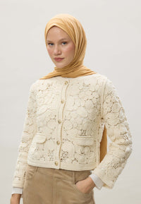 Fresh Scarf Jersey Shawl  Sweet Almond