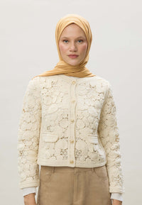 Fresh Scarf Jersey Shawl  Sweet Almond