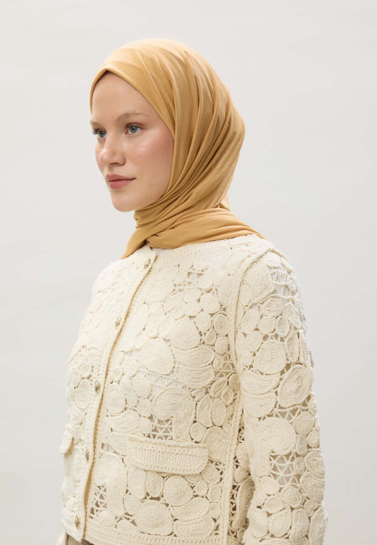 Fresh Scarf Jersey Shawl  Sweet Almond