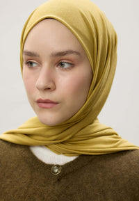 Fresh scarf Jersey Shawl Sweet Yellow