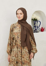 Fresh Scarf Rami Viscose Shawl Chocolate