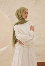 Fresh Scarf Rami Viscose Shawl Olive