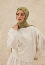 Fresh Scarf Rami Viscose Shawl Olive