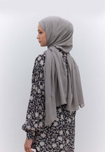 Fresh Scarf Rami Viscose Shawl Silver