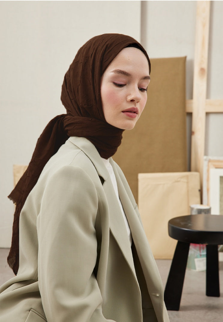 Fresh Scarf Bamboo Shawl Cocoa