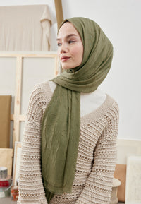 Fresh Scarf Bamboo Shawl Khaki
