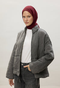 Fresh Scarf Bamboo Shawl Claret Red