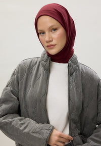Fresh Scarf Bamboo Shawl Claret Red