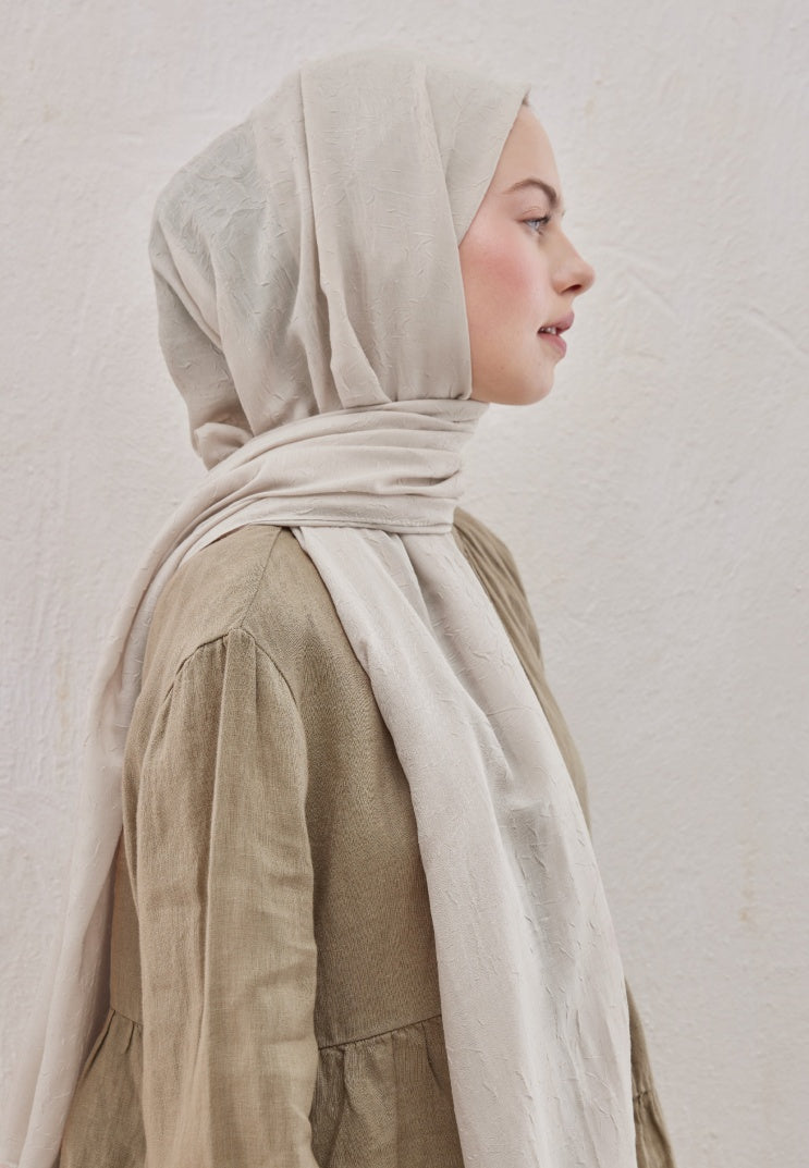 Fresh Scarf Bamboo Shawl Ivory