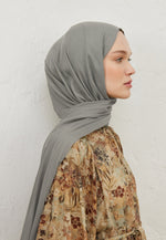 Fresh Scarf Rami Viscose Shawl Ash Grey