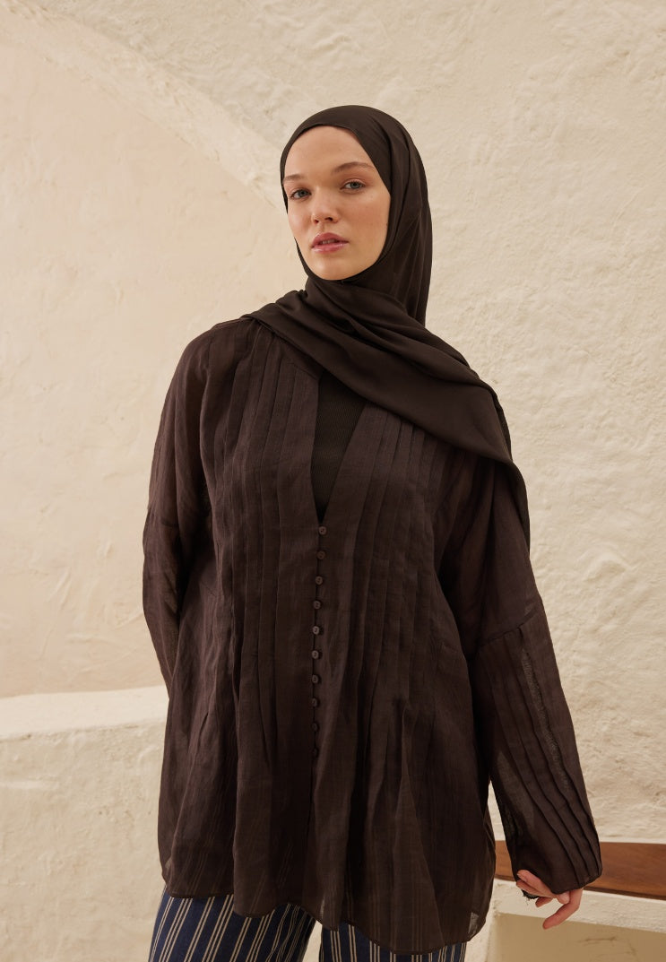 Fresh Scarf Rami Viscose Shawl Bıtter