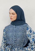 Fresh Scarf Rami Viscose Shawl Indigo