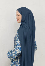 Fresh Scarf Rami Viscose Shawl Indigo