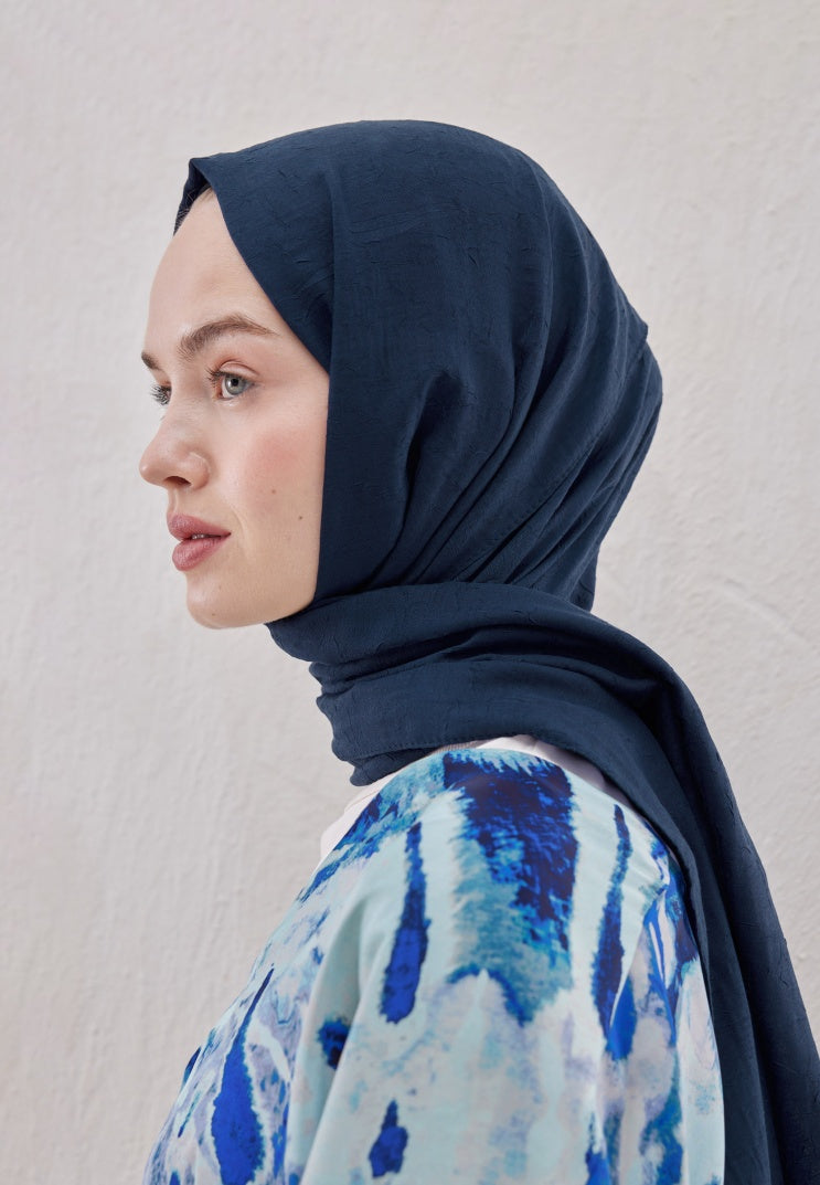 Fresh Scarf Bamboo Shawl Sapphire