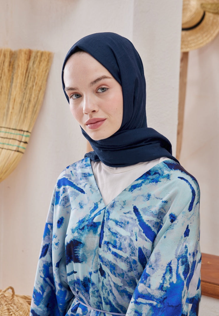 Fresh Scarf Bamboo Shawl Sapphire