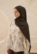 Fresh Scarf Rami Viscose Shawl Bitter Coffe