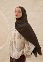 Fresh Scarf Rami Viscose Shawl Bitter Coffe
