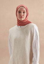 Fresh Scarf Jersey Shawl Peach