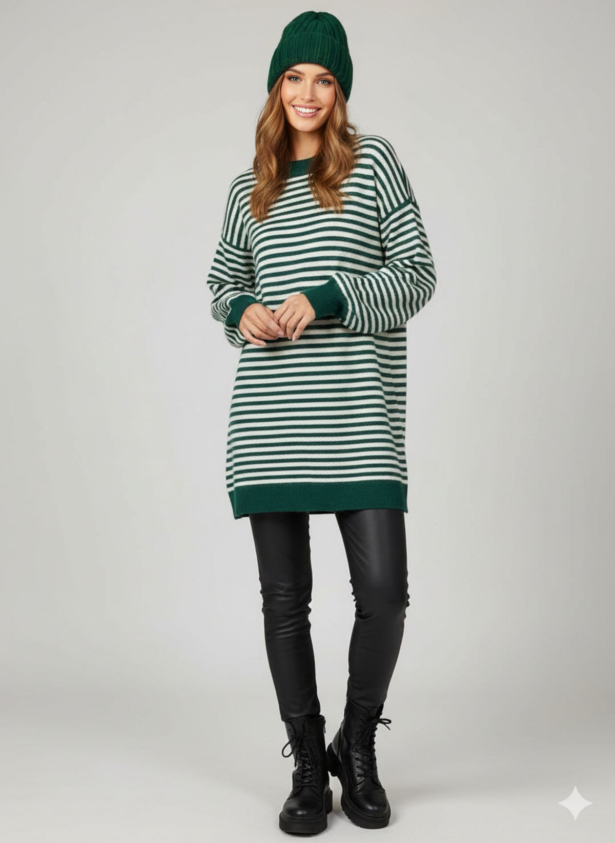 DNR Chanel Knitted Tunic Green