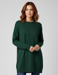 STR Belisa Knitted Tunic Green