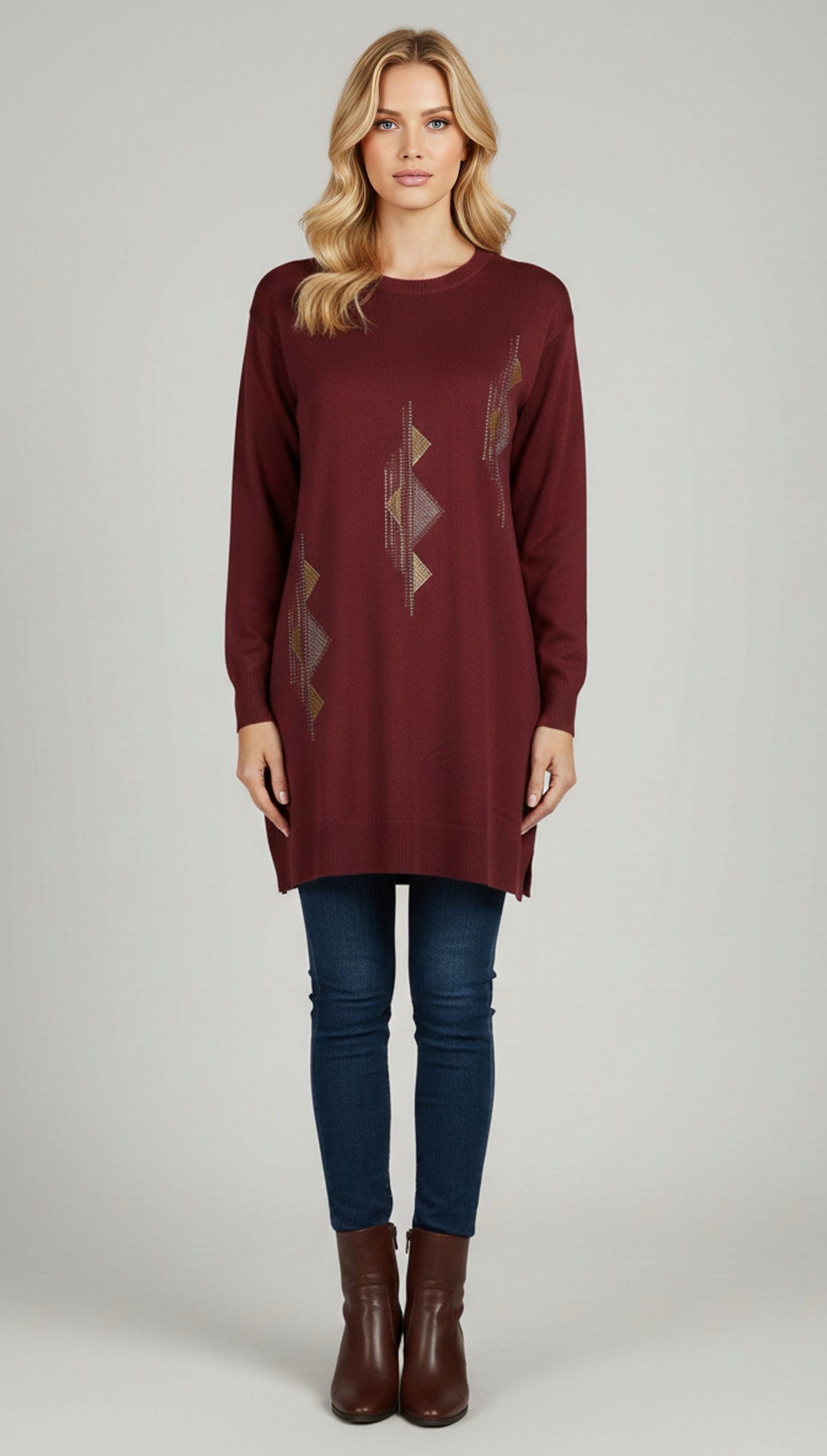 DNR Escape Knitted Tunic Ivy