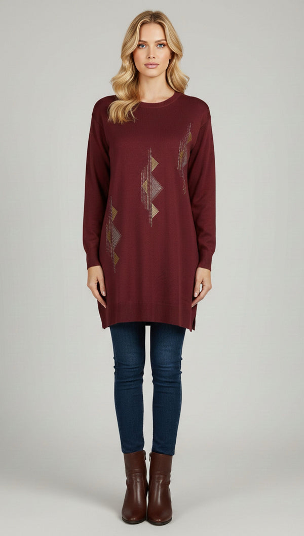 DNR Escape Knitted Tunic Ivy
