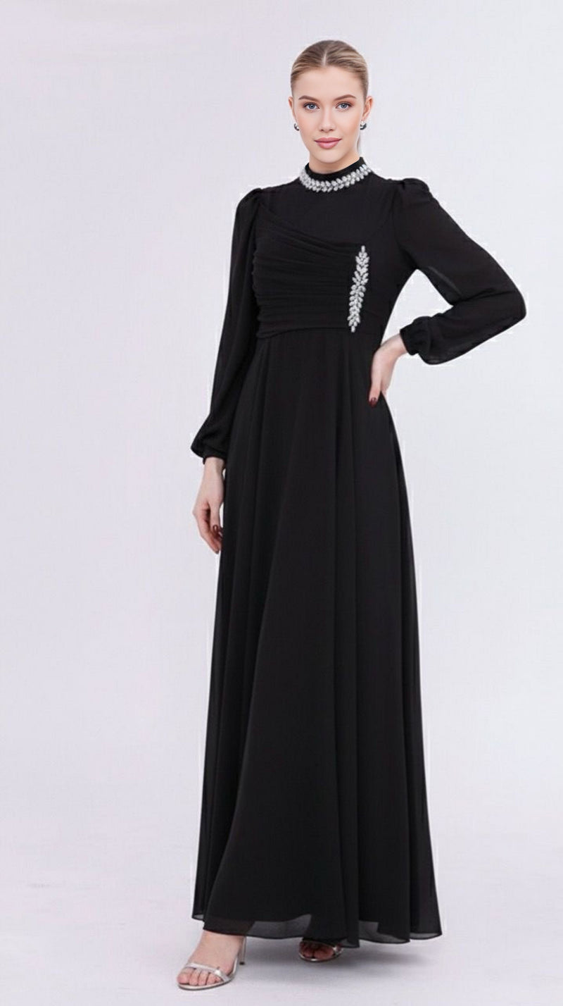T&N Elizabeth Dress Black