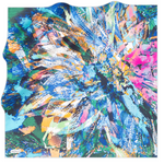 Cacharel Colorfull Silk Scarf